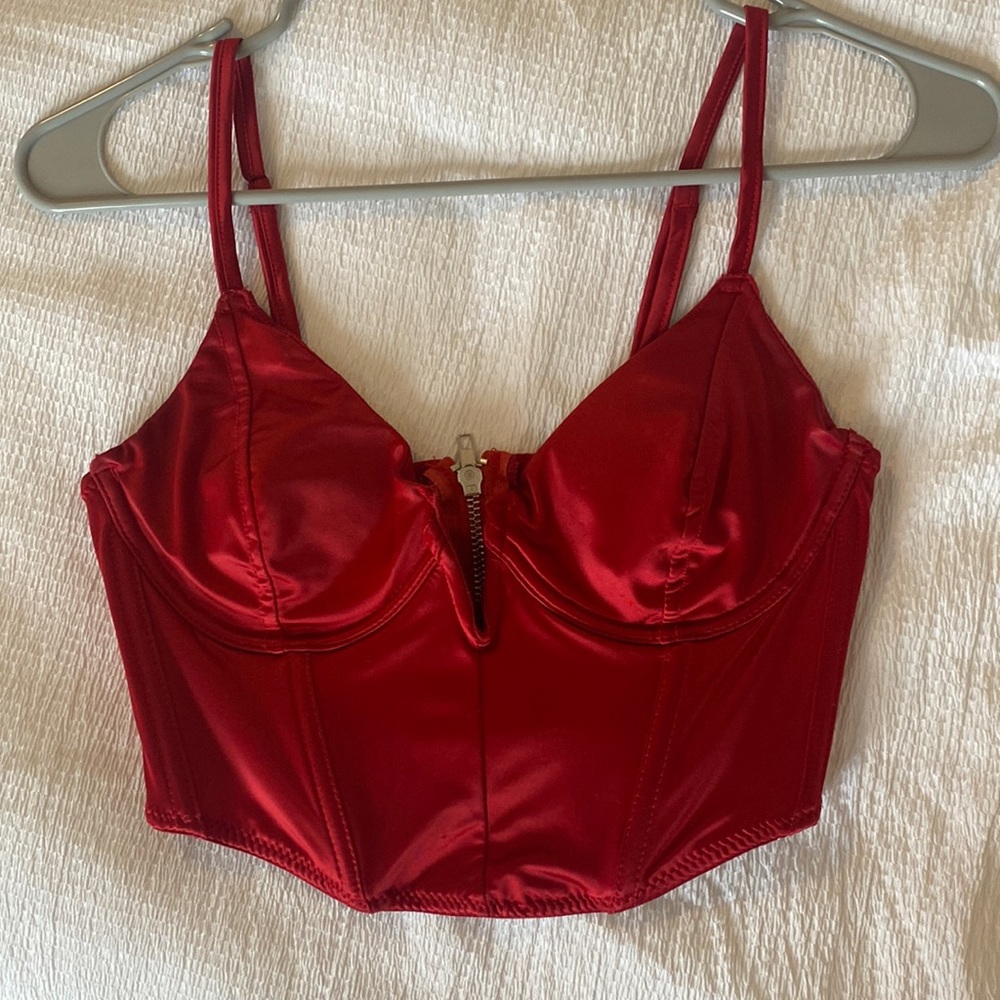 Garage Corset Crop Top
